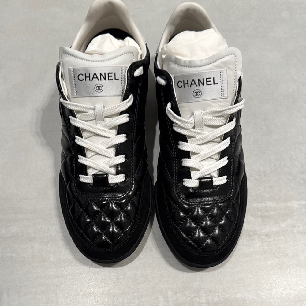 Chanel Black Runners